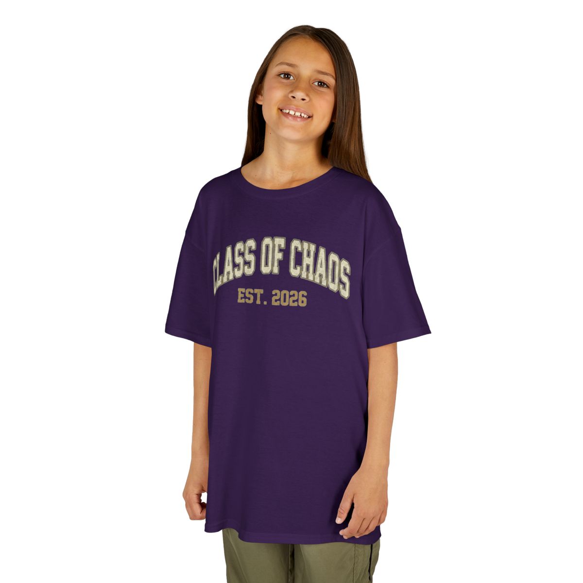 Color: Purple | Class of Chaos Kids Tee