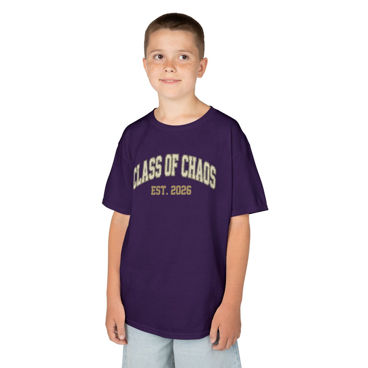 Color: Purple | Class of Chaos Kids Tee