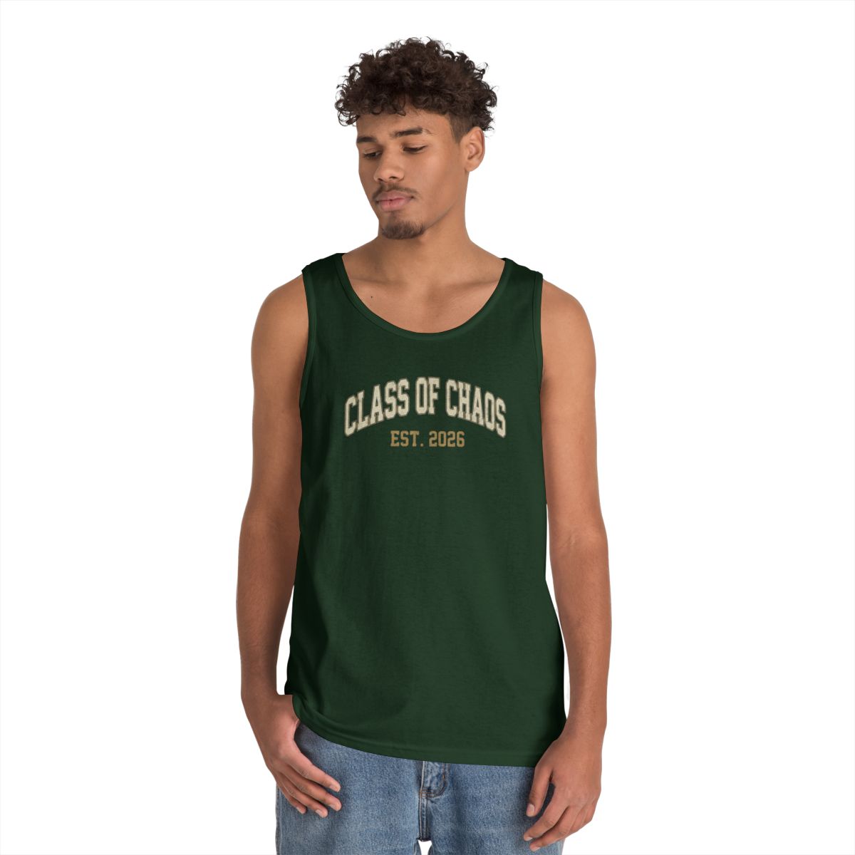 Color: Forest Green | Class of Chaos Tank Top