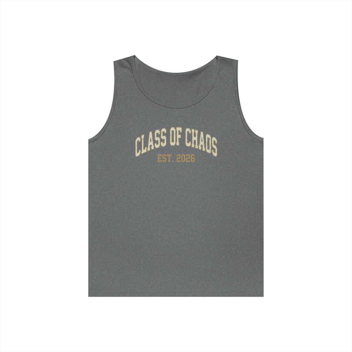 Color: Graphite Heather | Class of Chaos Tank Top