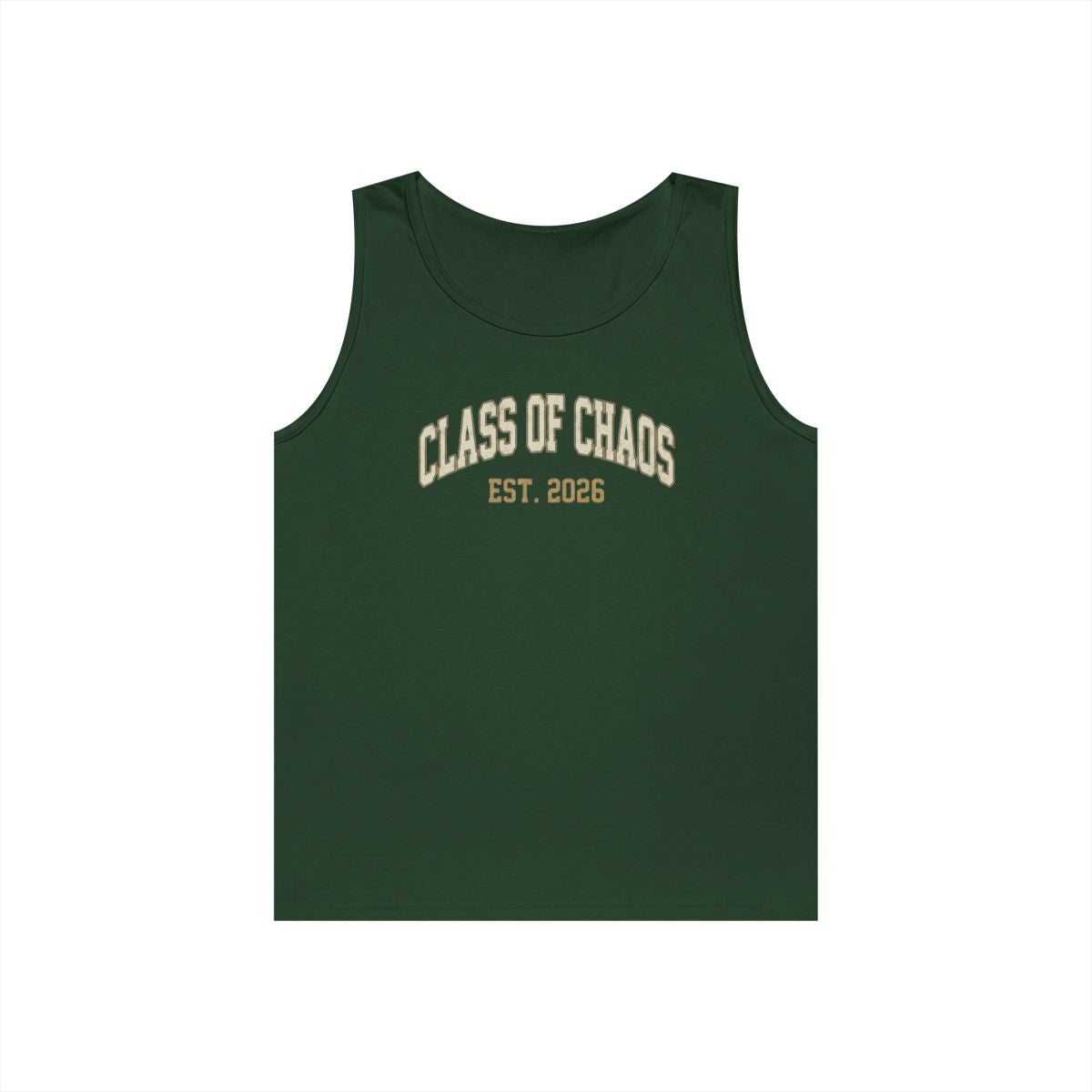 Color: Forest Green | Class of Chaos Tank Top