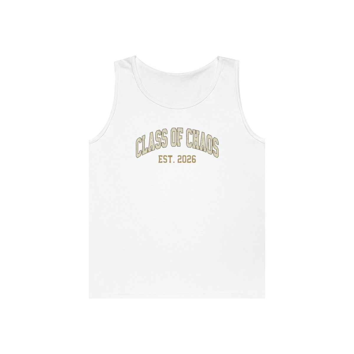 Color: White | Class of Chaos Tank Top
