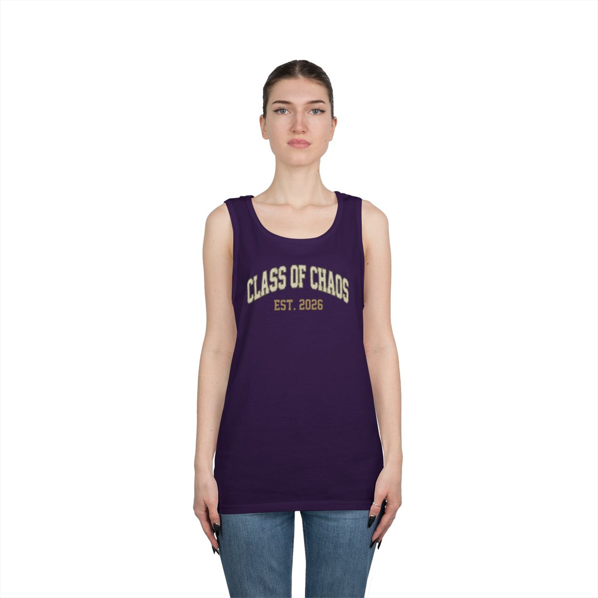 Color: Purple | Class of Chaos Tank Top
