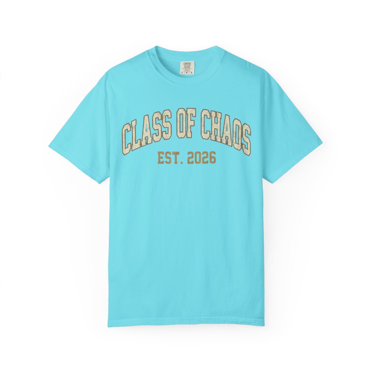 Color: Lagoon Blue | Class of Chaos Unisex Garment-Dyed Tee