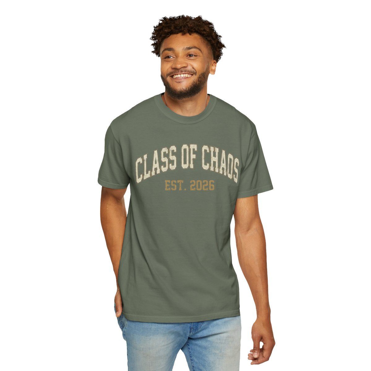 Color: Moss | Class of Chaos Unisex Garment-Dyed Tee