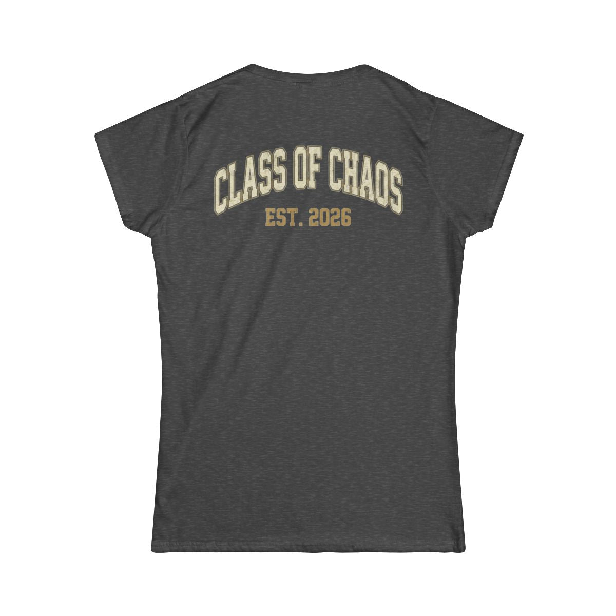 Color: Dark Heather | Class of Chaos Women's Tee
