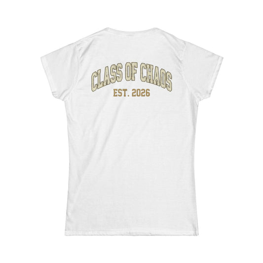 Color: White | Class of Chaos Women's Tee