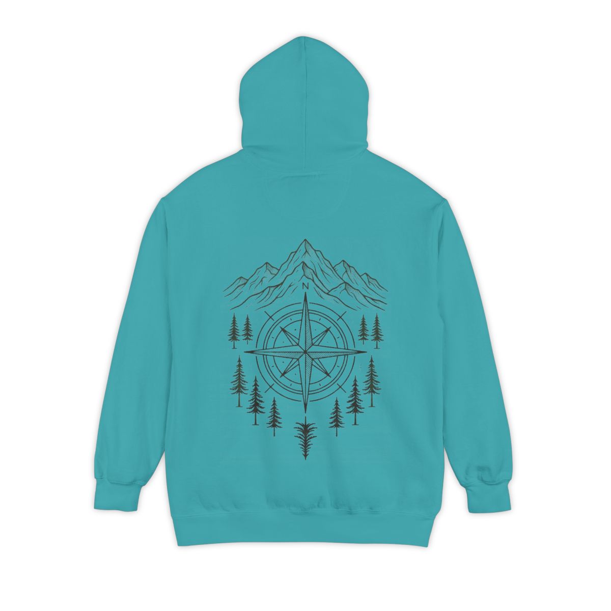 Color: Seafoam | Compass Garment-Dyed Hoodie