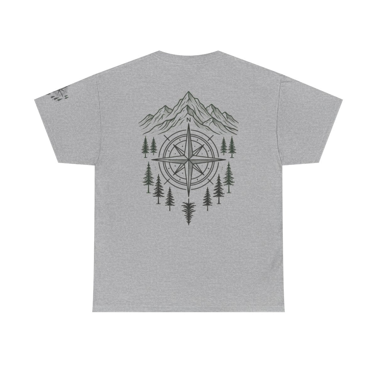 Color: Sport Grey | Compass Premium Graphic Tee