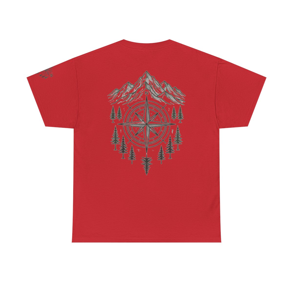 Color: Red | Compass Premium Graphic Tee