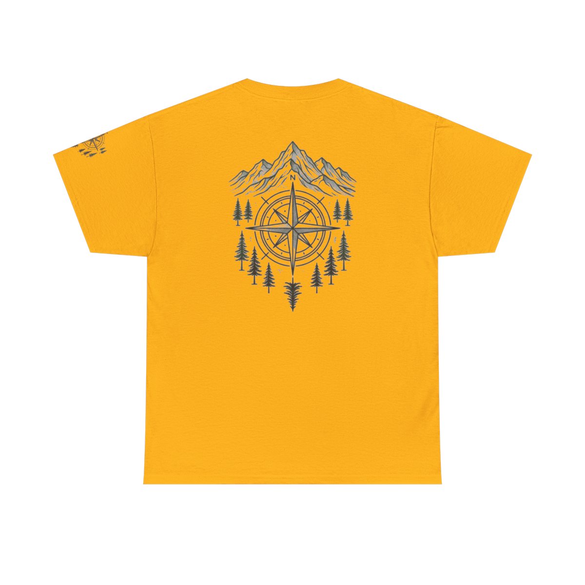 Color: Gold | Compass Premium Graphic Tee