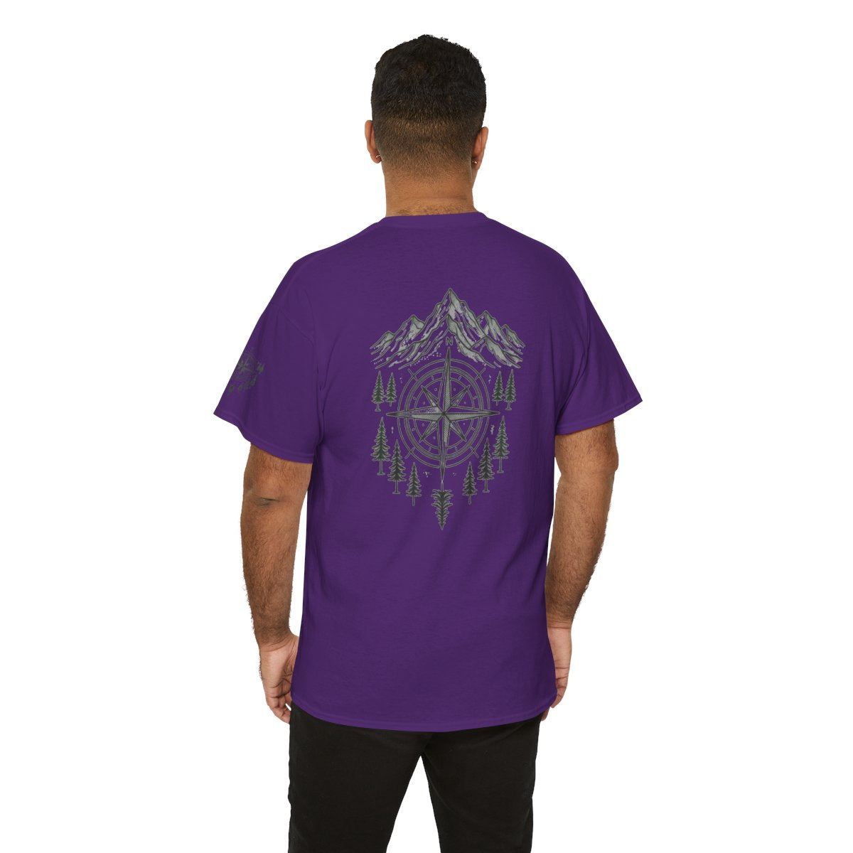 Color: Purple | Compass Premium Graphic Tee