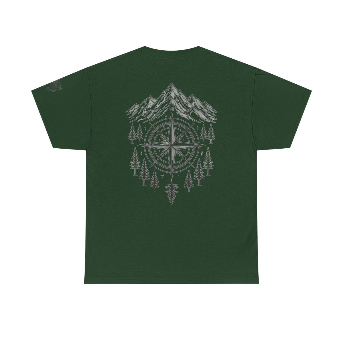 Color: Forest Green | Compass Premium Graphic Tee