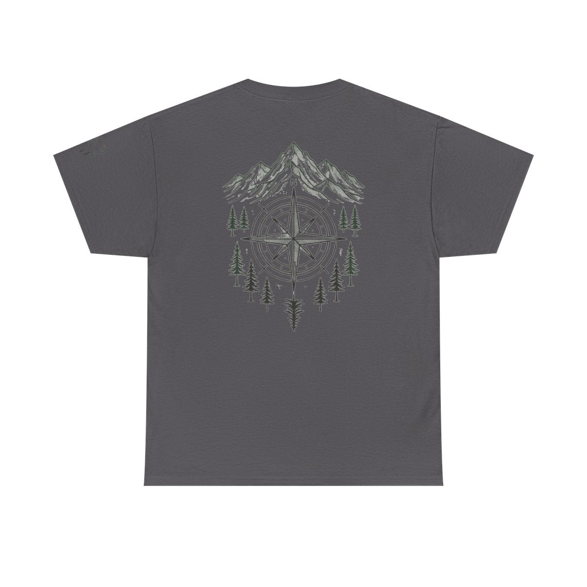 Color: Charcoal | Compass Premium Graphic Tee