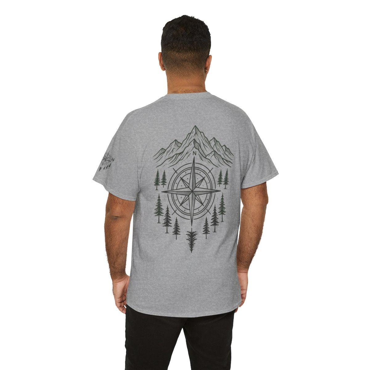Color: Sport Grey | Compass Premium Graphic Tee