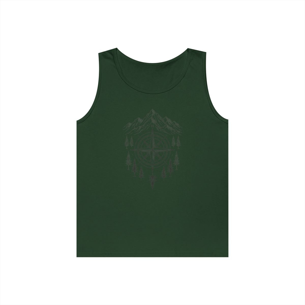 Color: Forest Green | Compass Tank Top