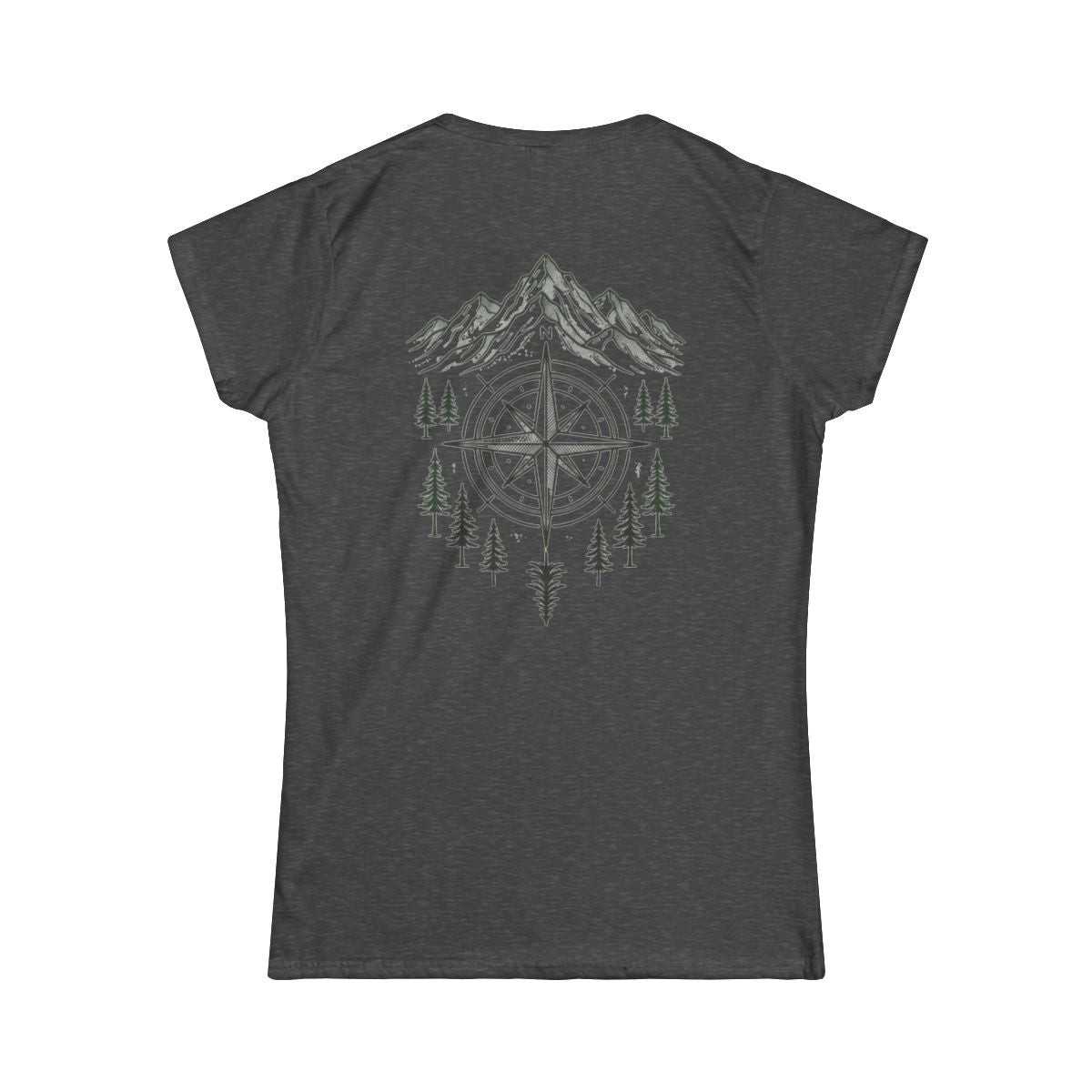 Color: Dark Heather | Compass Women's Tee
