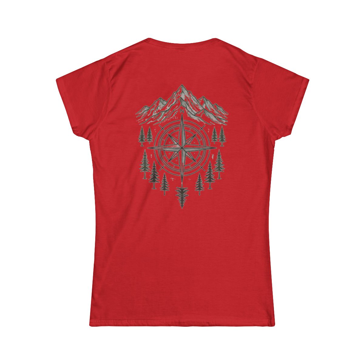 Color: Red | Compass Women's Tee