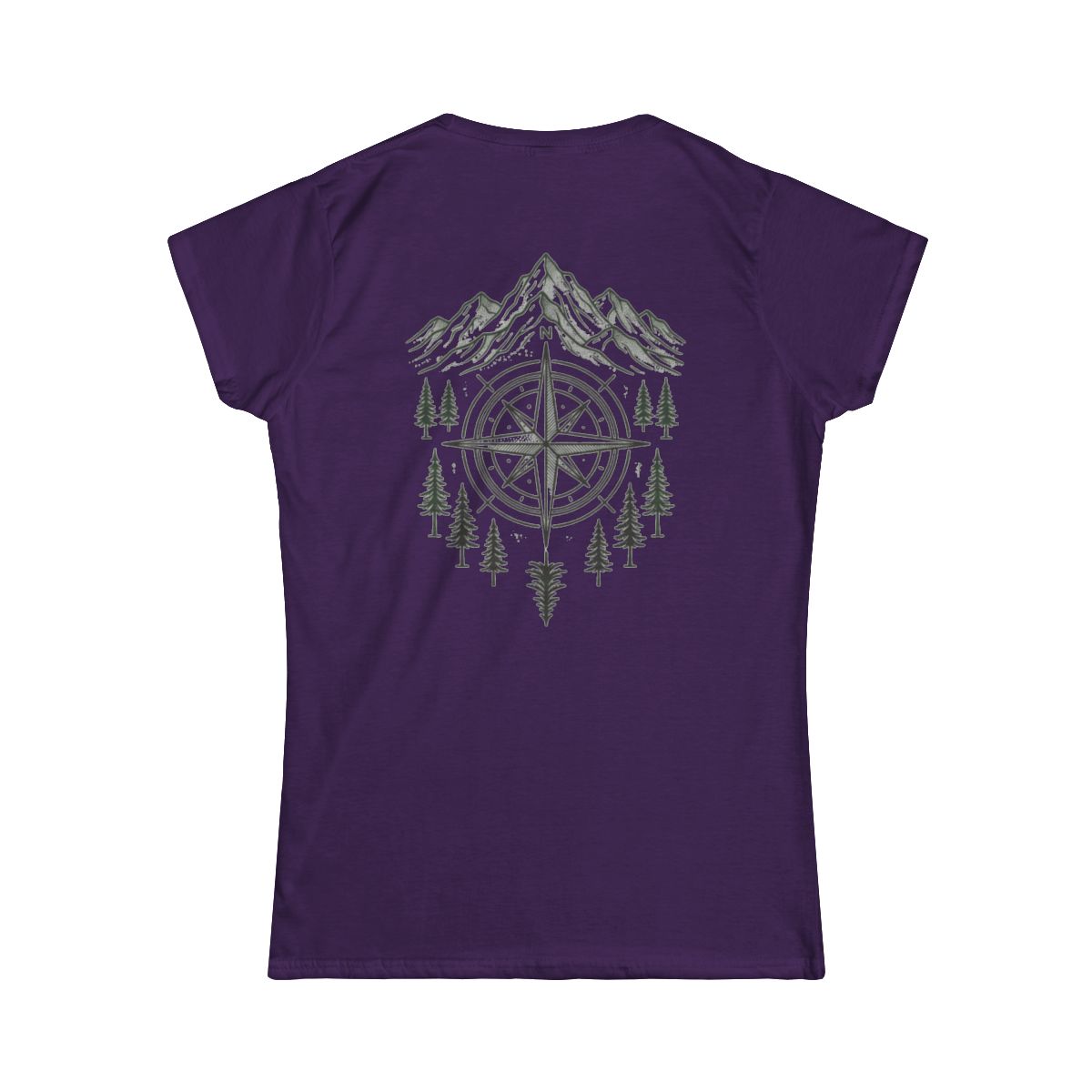 Color: Purple | Compass Women's Tee