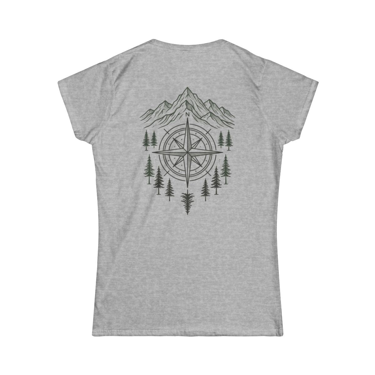 Color: Sport Grey | Compass Women's Tee