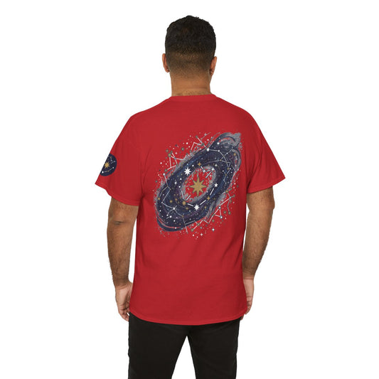 Color: Red | Constellation Map (Dark Sky) Premium Graphic Tee