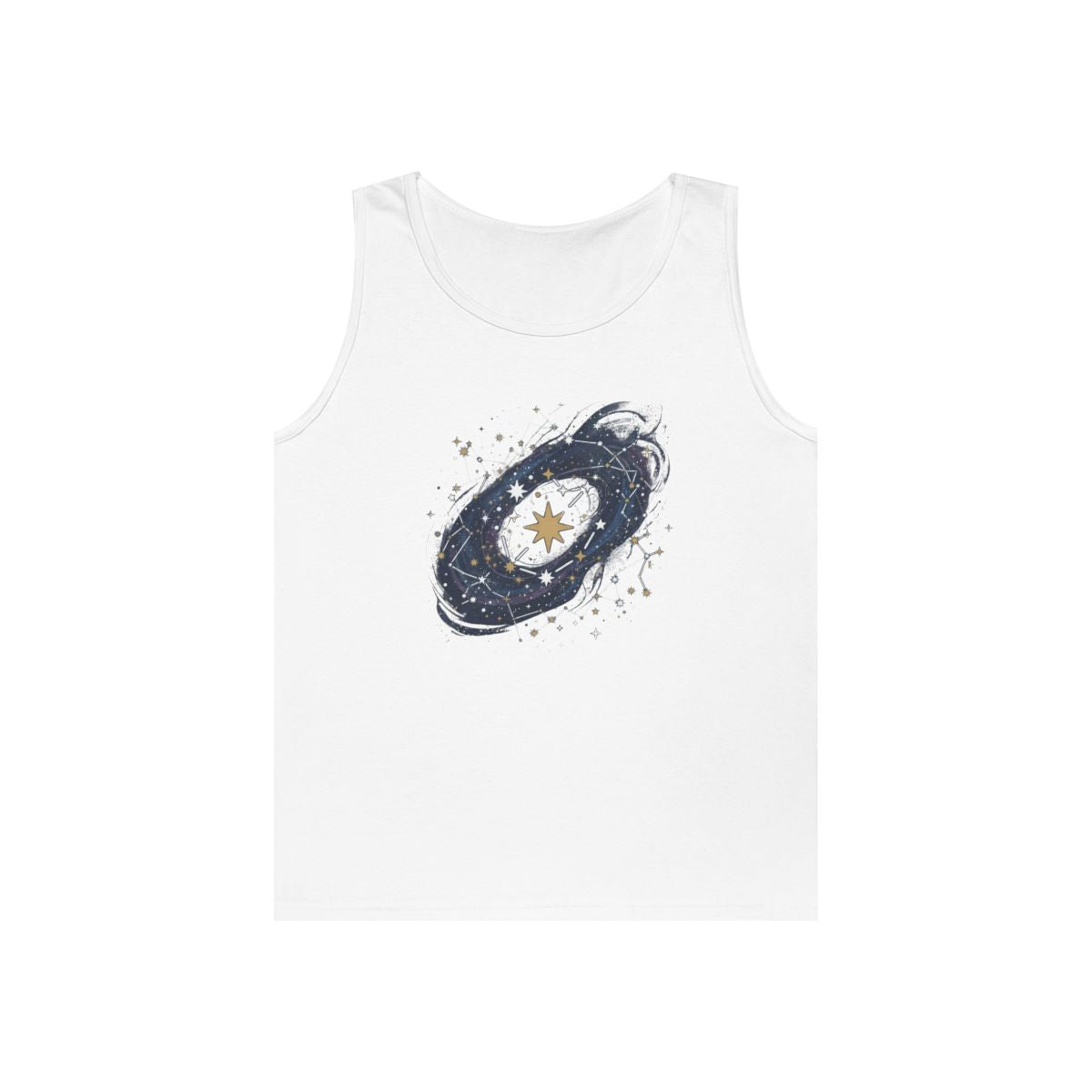 Color: White | Constellation Map (Dark Sky) Tank Top