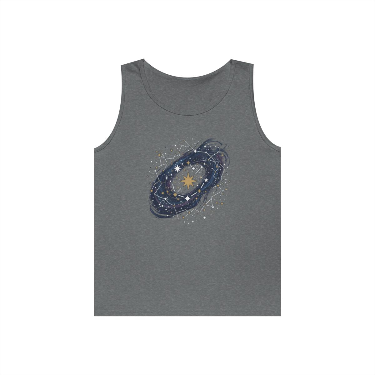Color: Graphite Heather | Constellation Map (Dark Sky) Tank Top