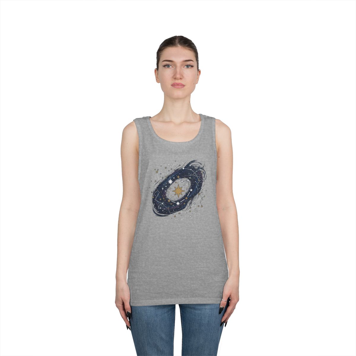 Color: Sport Grey | Constellation Map (Dark Sky) Tank Top