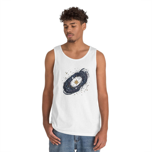 Color: White | Constellation Map (Dark Sky) Tank Top