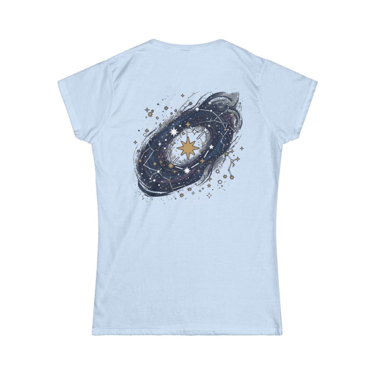 Color: Light Blue | Constellation Map (Dark Sky) Women's Tee
