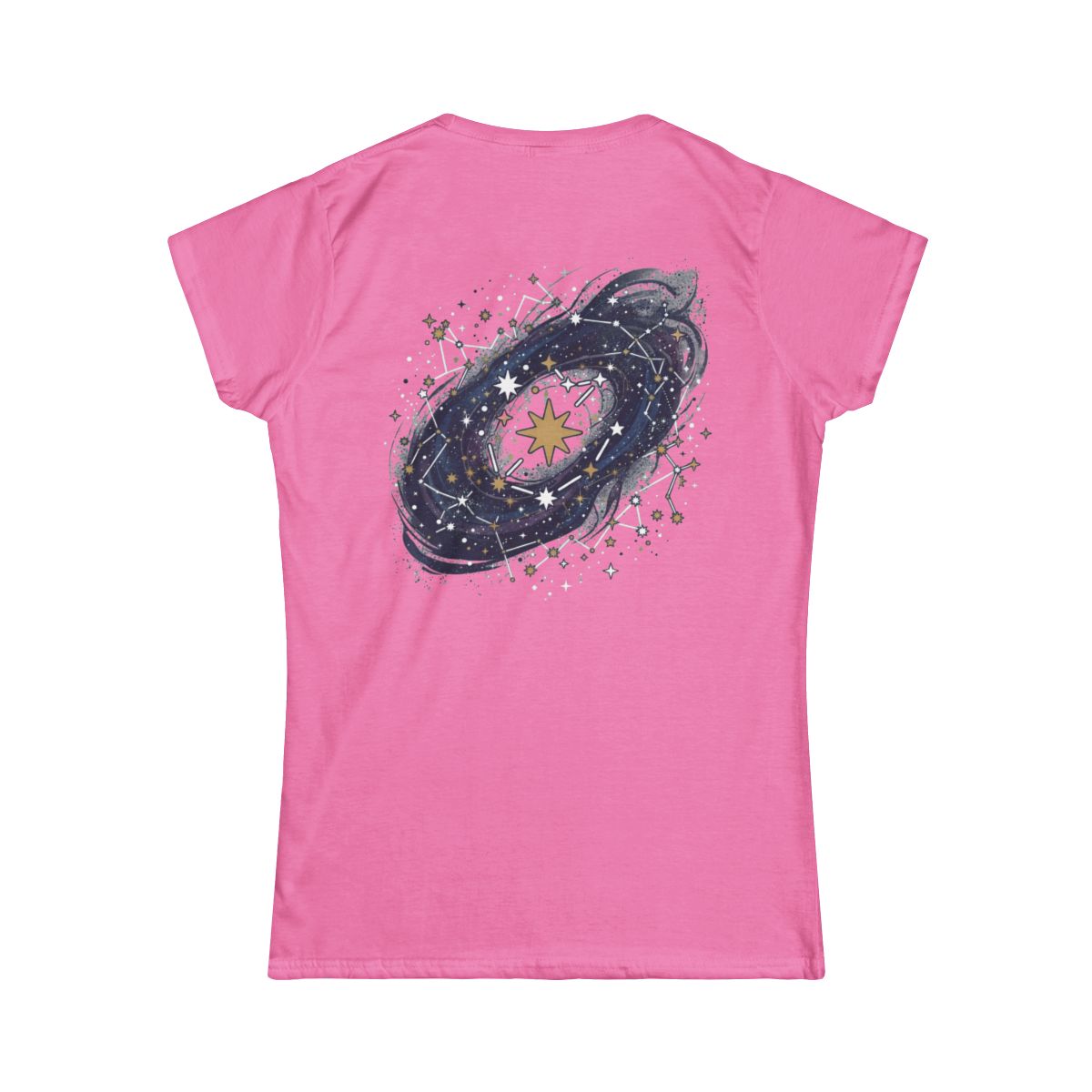 Color: Azalea | Constellation Map (Dark Sky) Women's Tee