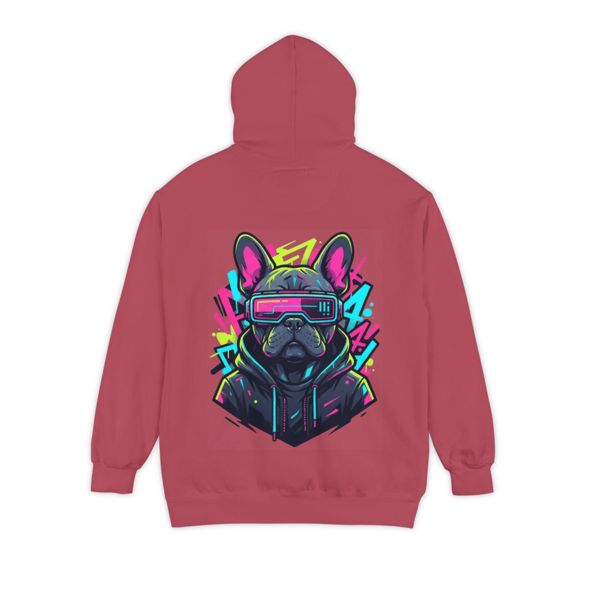 Color: Crimson | Cool Pup Garment-Dyed Hoodie