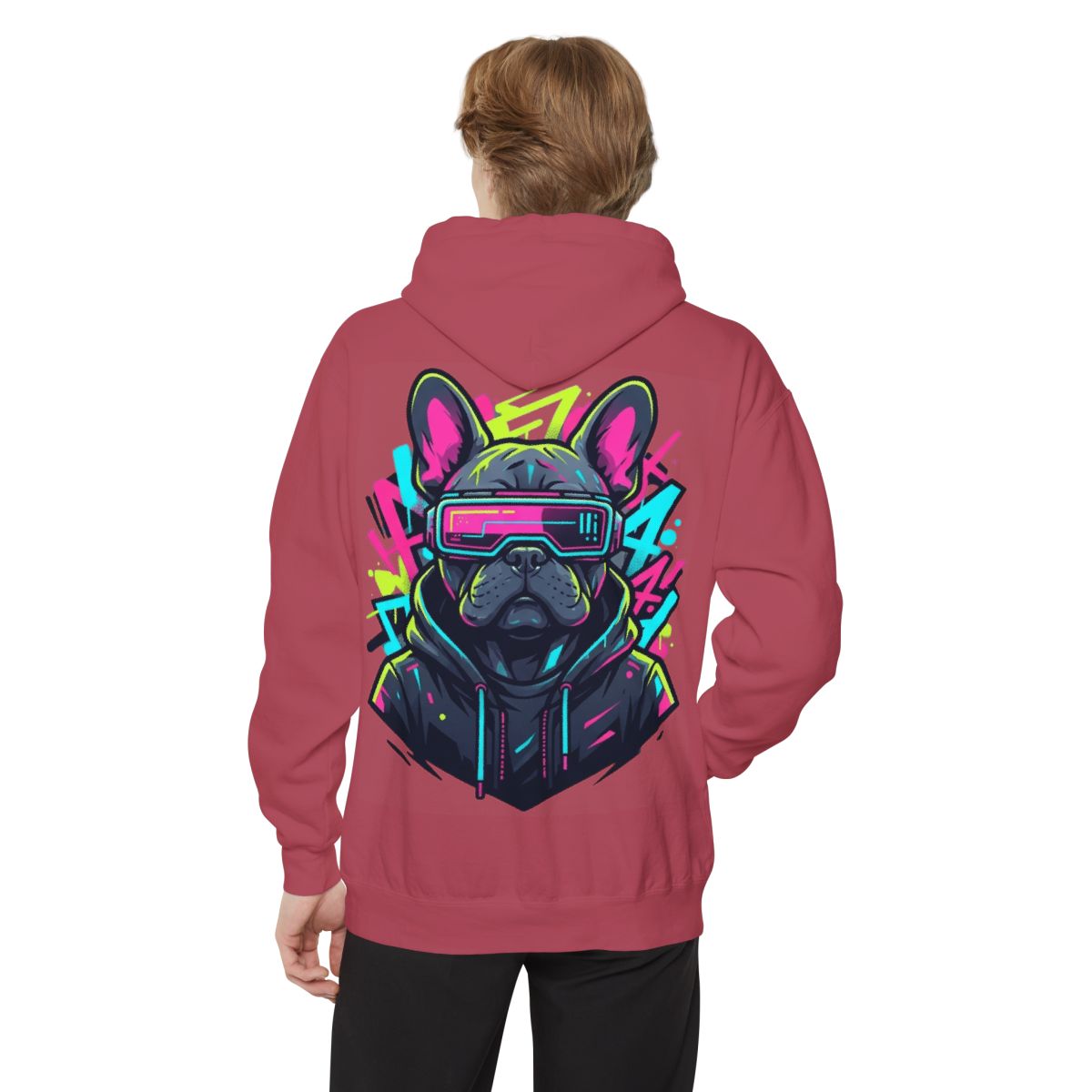 Color: Crimson | Cool Pup Garment-Dyed Hoodie