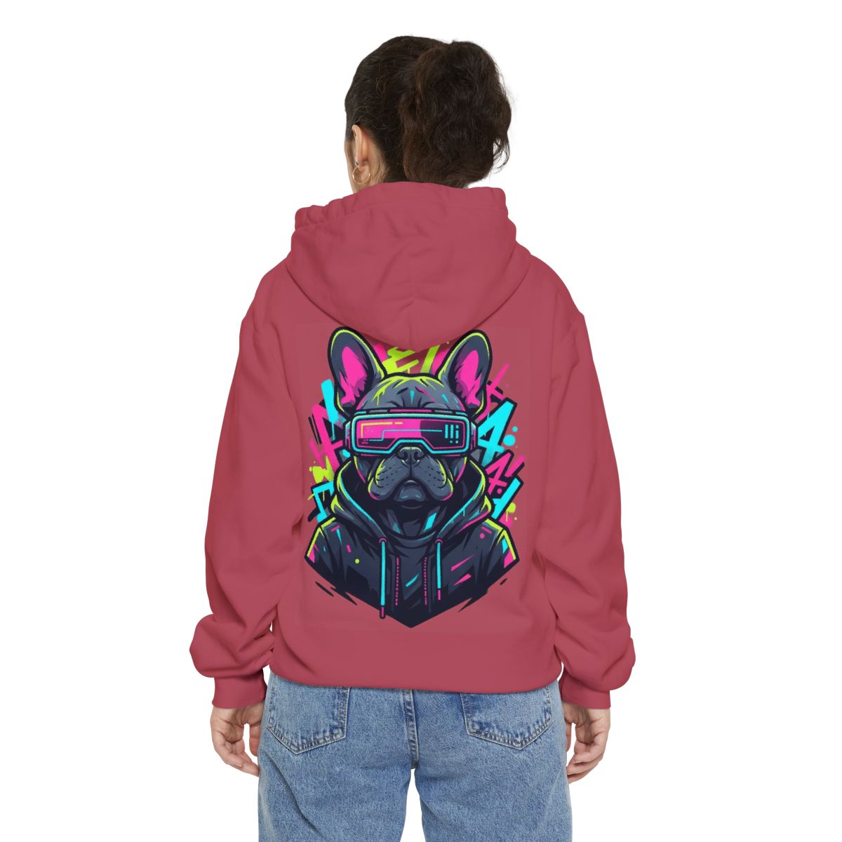 Color: Crimson | Cool Pup Garment-Dyed Hoodie