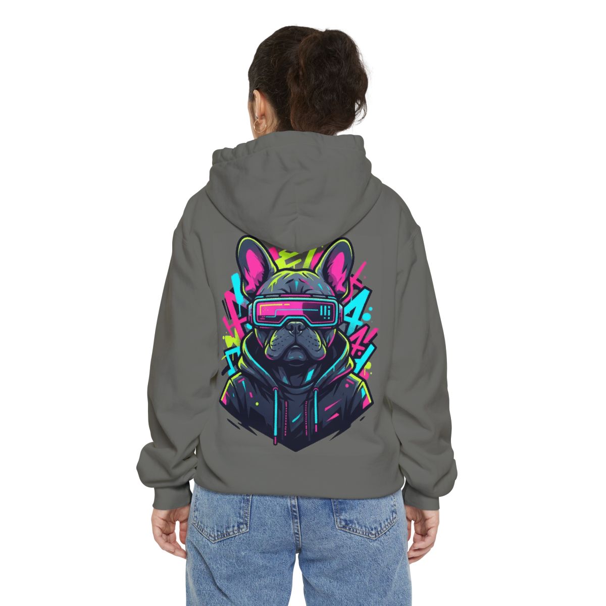 Color: Grey | Cool Pup Garment-Dyed Hoodie