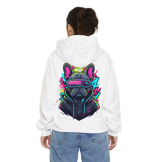 Color: White | Cool Pup Garment-Dyed Hoodie