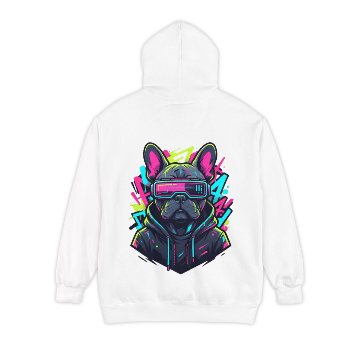 Color: White | Cool Pup Garment-Dyed Hoodie