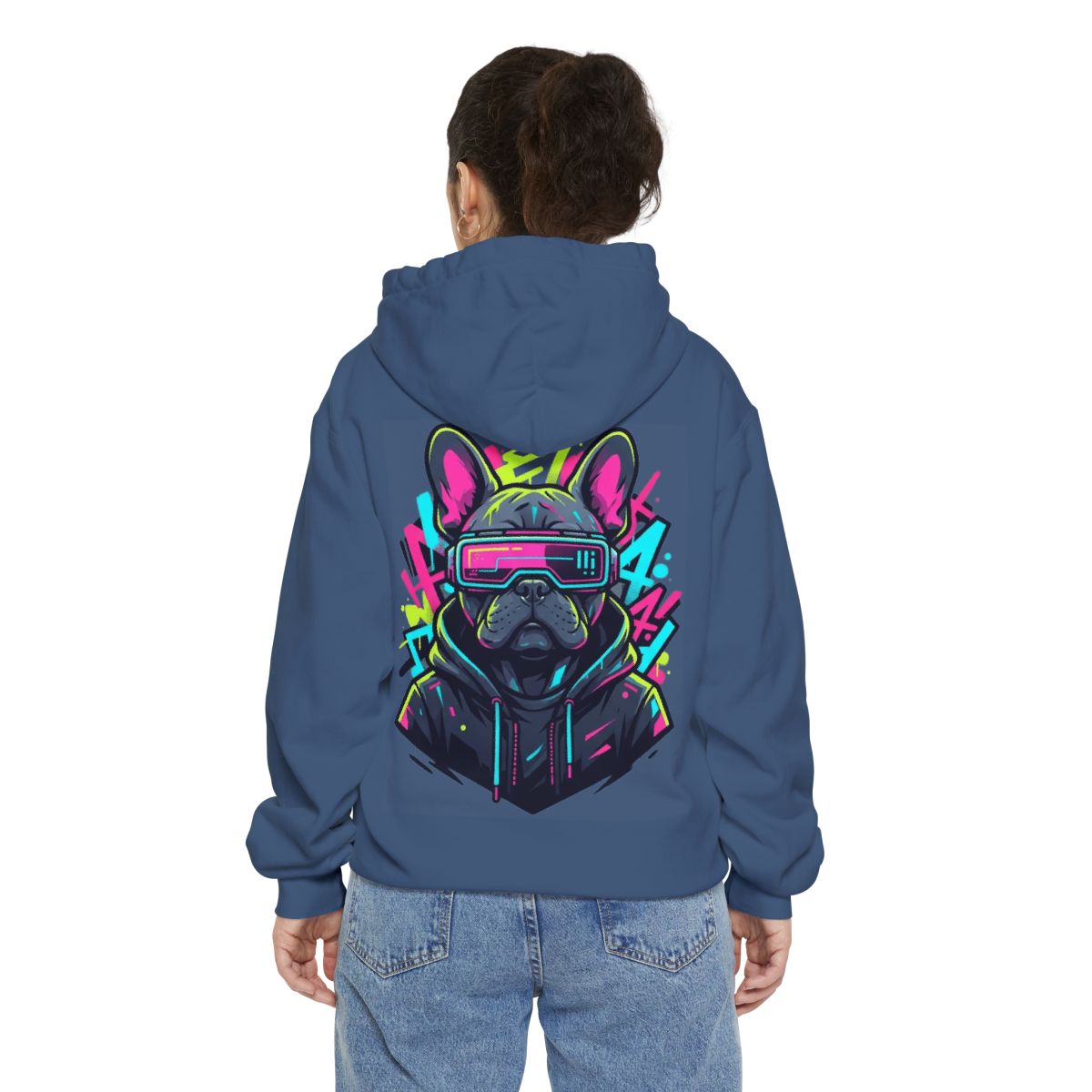 Color: True Navy | Cool Pup Garment-Dyed Hoodie