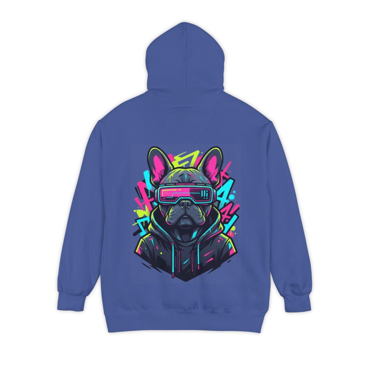 Color: Flo Blue | Cool Pup Garment-Dyed Hoodie