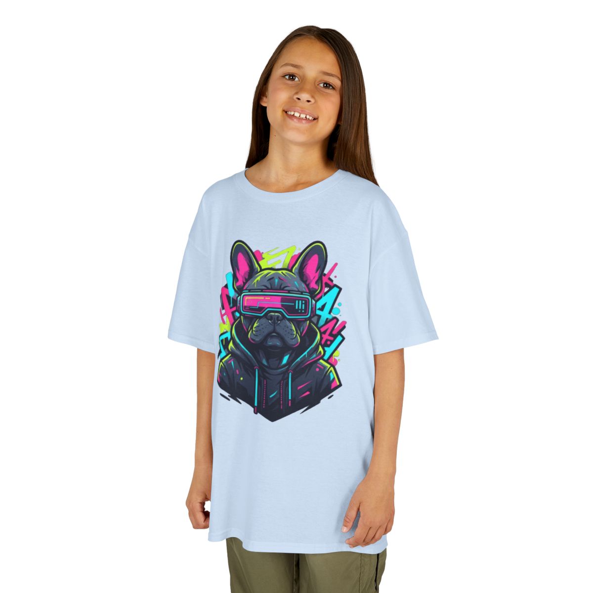 Color: Light Blue | Cool Pup Kids Tee