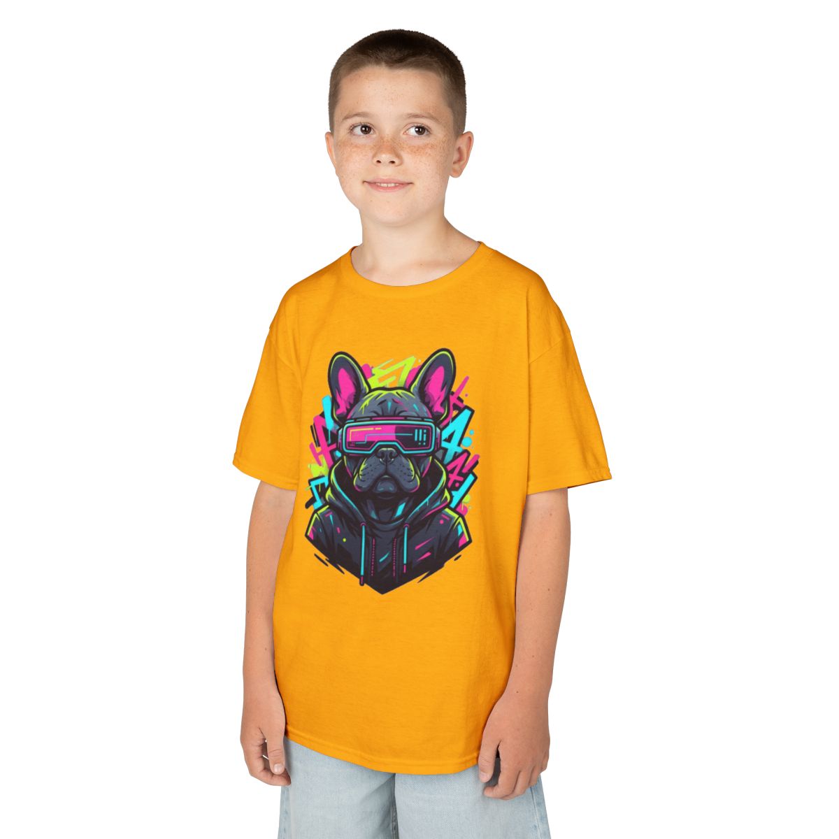 Color: Gold | Cool Pup Kids Tee