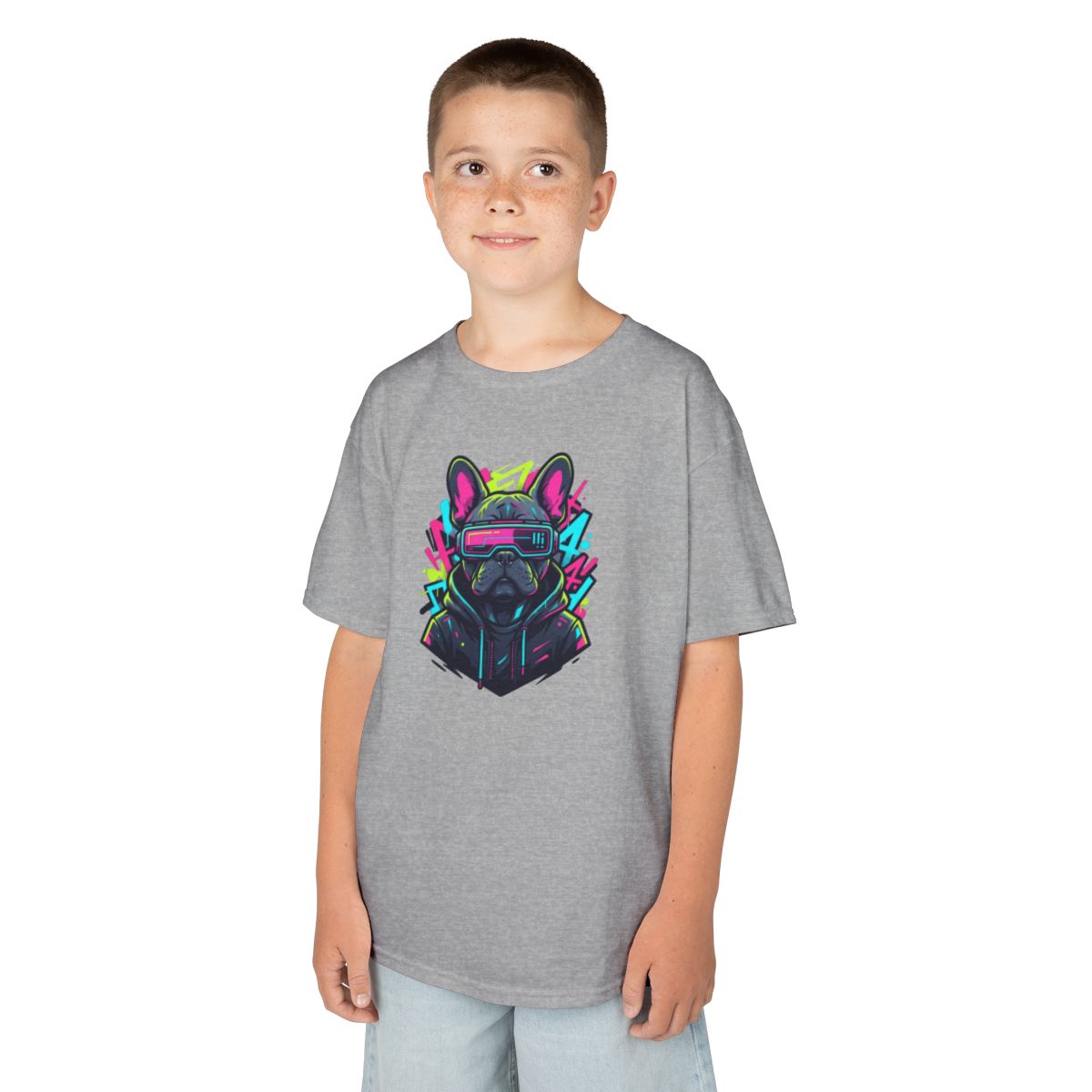 Color: Sport Grey | Cool Pup Kids Tee