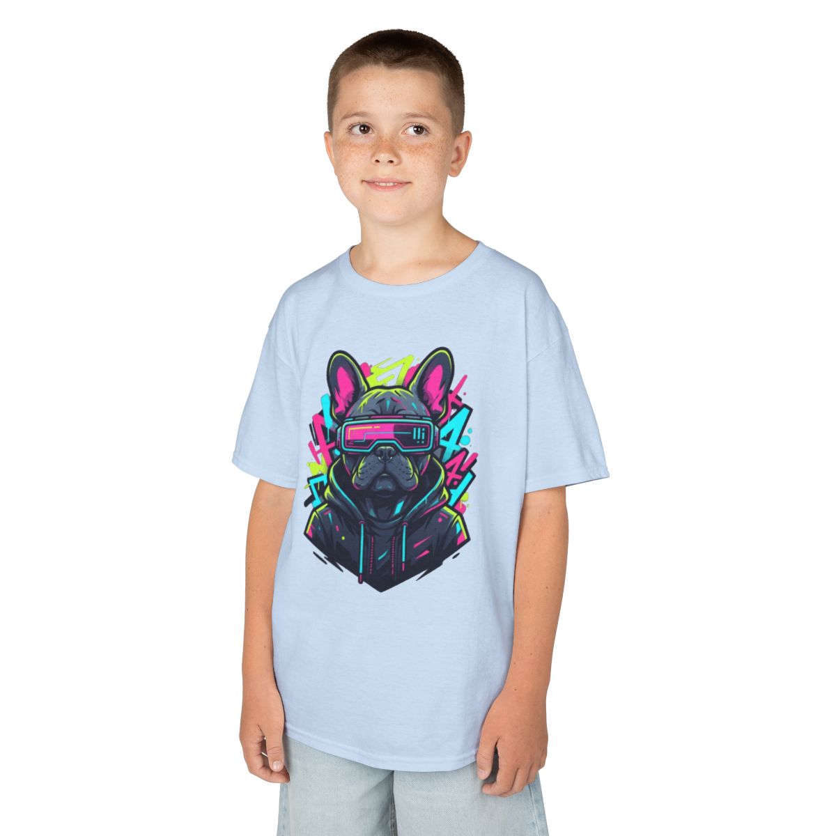 Color: Light Blue | Cool Pup Kids Tee