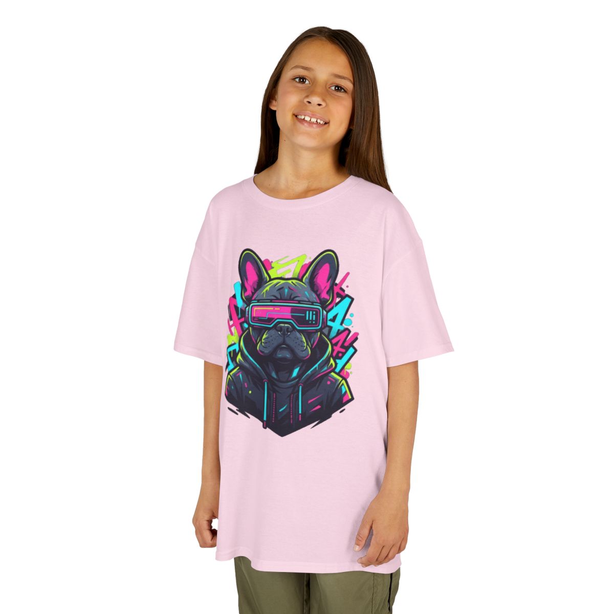 Color: Light Pink | Cool Pup Kids Tee