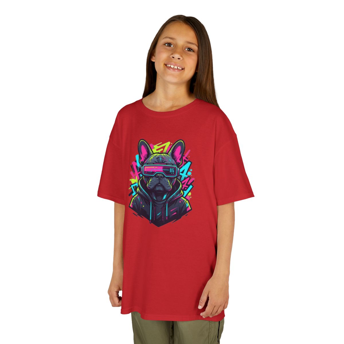 Color: Red | Cool Pup Kids Tee