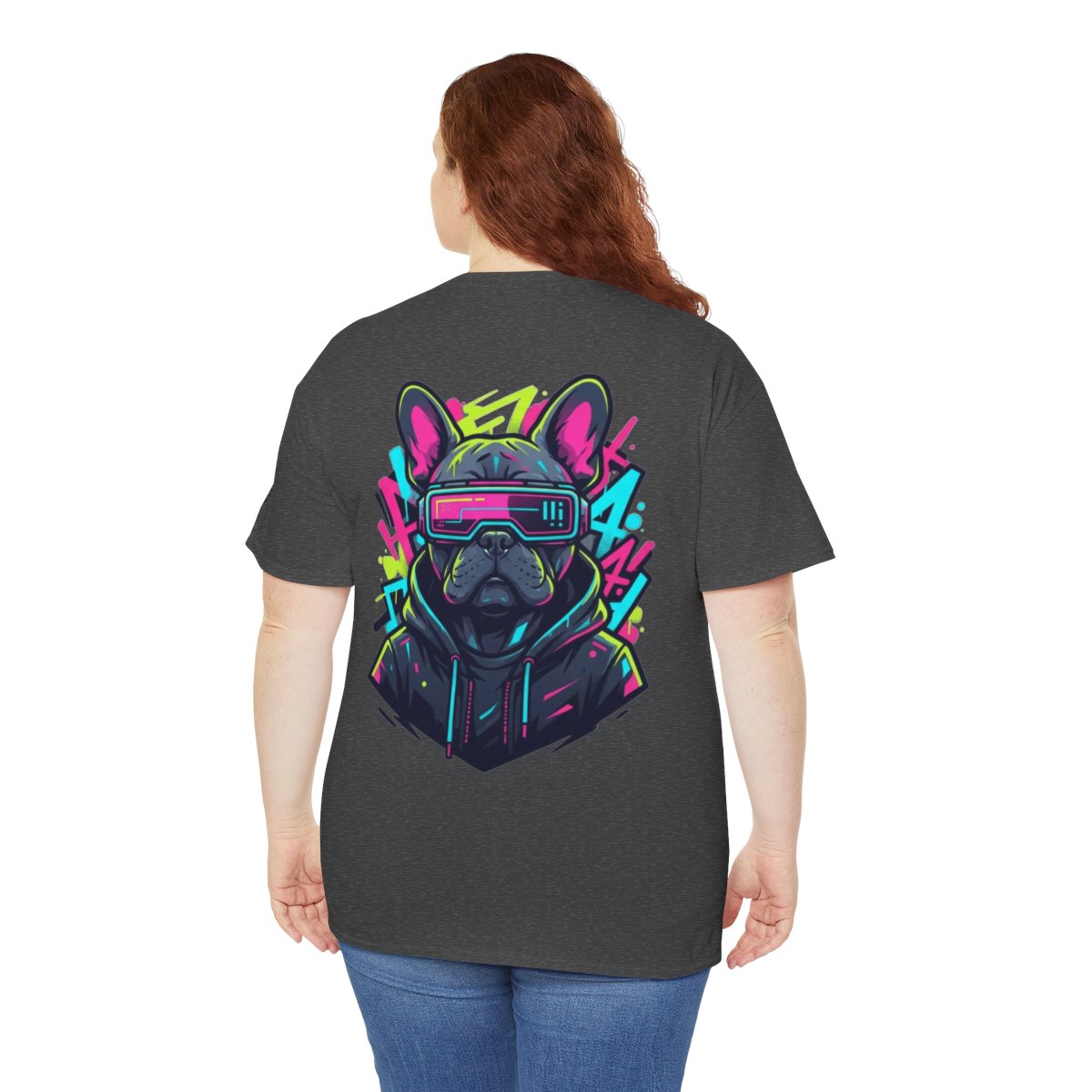 Color: Dark Heather | Cool Pup Premium Graphic Tee