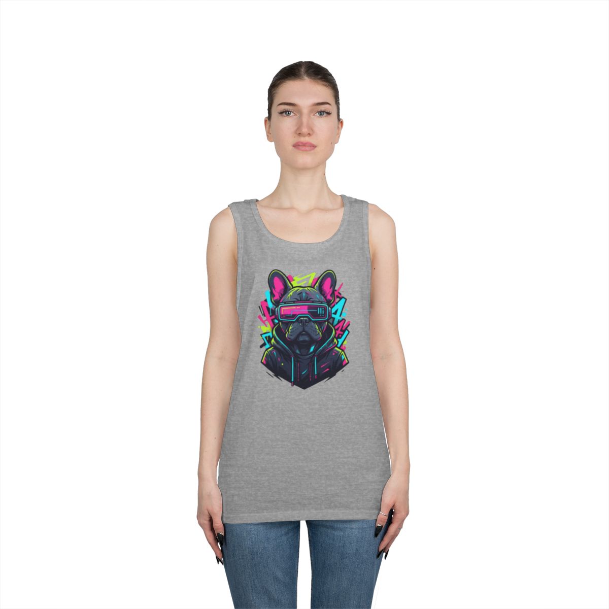 Color: Sport Grey | Cool Pup Tank Top