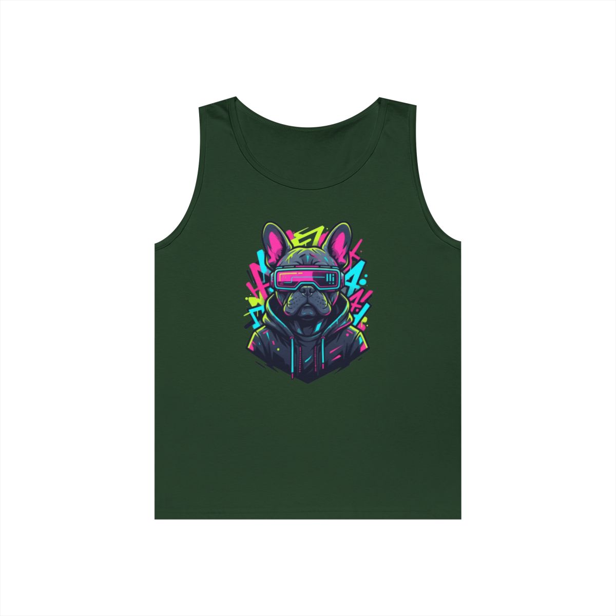 Color: Forest Green | Cool Pup Tank Top