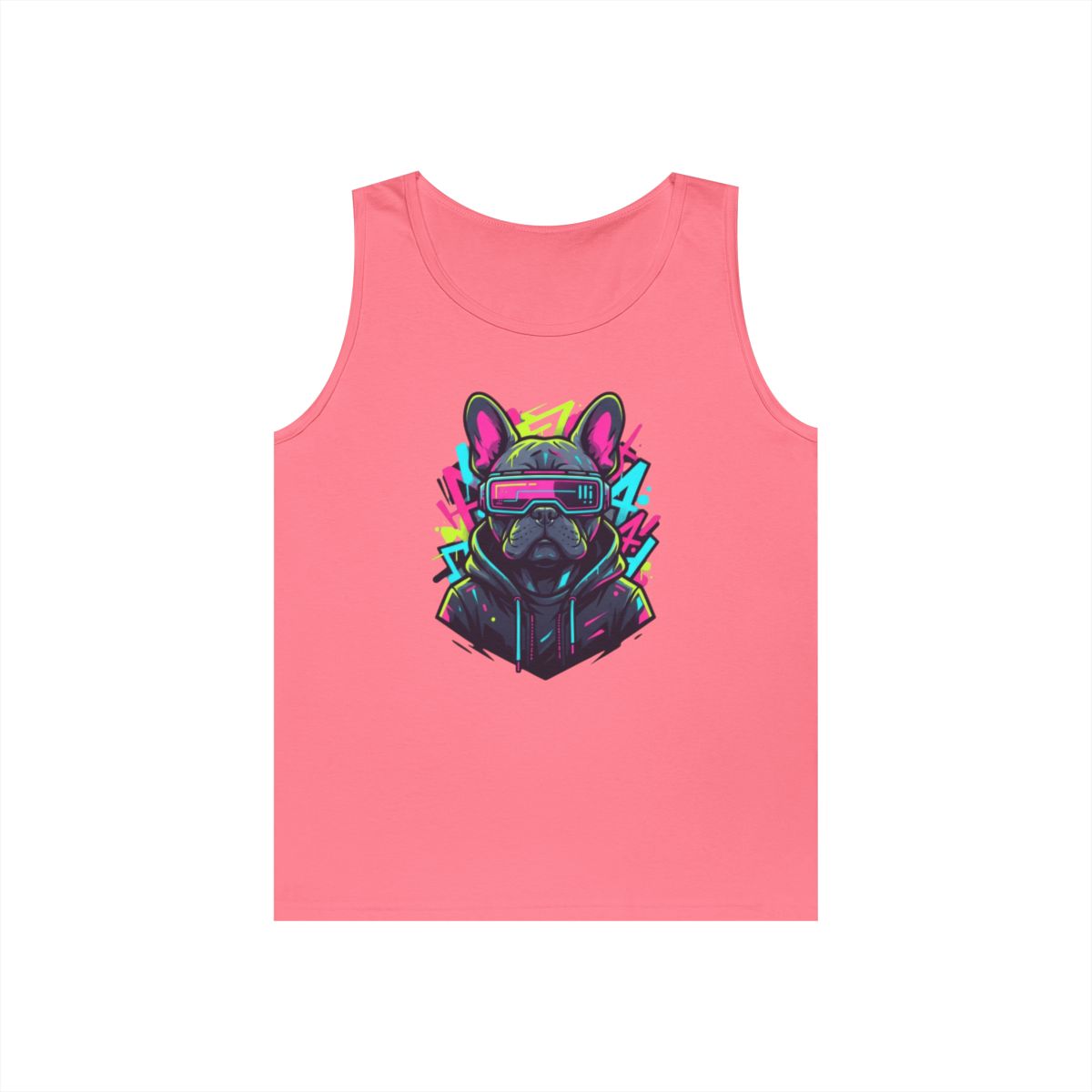 Color: Safety Pink | Cool Pup Tank Top