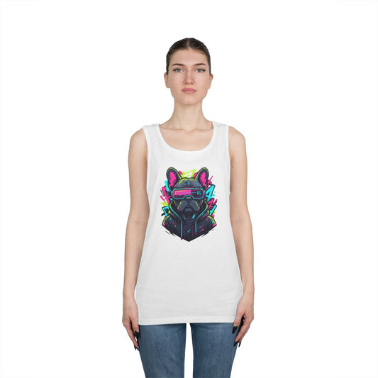 Color: White | Cool Pup Tank Top
